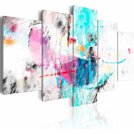 Tableau délicatesse folle - 100 x 50 cm (1/4)
