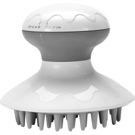 Brosse de massage électrique pour la tête, antistatique, relaxante et anti-stress pour le cuir chevelu. (1/5)