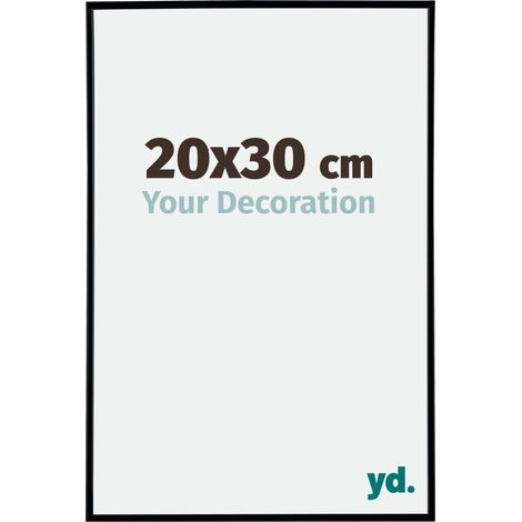 yd. - Cadre photo 20x30 - Noir Mat - Plastique - Evry