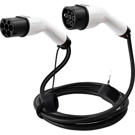 Câble de recharge EV, compatibilité IEC62196 Type2, conception en thermoplastique durable, 32A 1Phase (1/2)