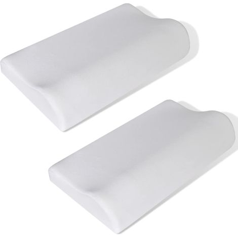 Dos almohadas cervicales vidaXL (1/5)