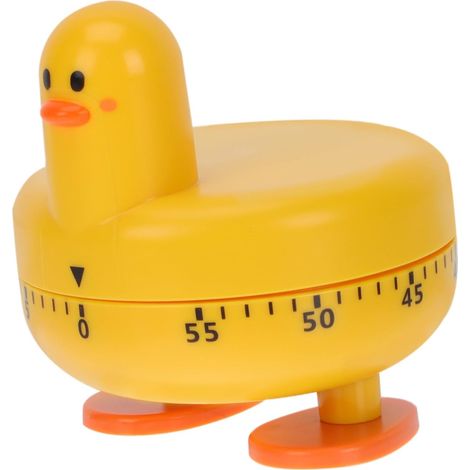 Minuteur Mécanique de Cuisine en Forme d'Animal, Minuterie Rotative Compacte & Manuelle, Outil de Rappel Pratique pour Cuisine, Études & Tâches Quotidiennes (1/5)