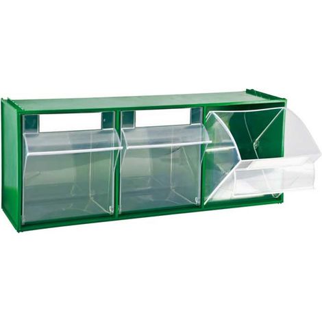 Cassettiera MADIA 1 - 9 cassetti - Verde - Mobil Plastic (1/5)