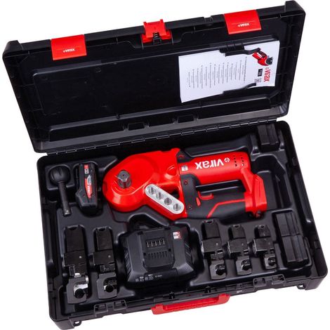 VIRAX MINISTEM BIEGEMASCHINE 18V 12-14-16-18-22MM KOMPAKTES und LEICHTES 18V Biegegerät 4,9 kg / 1x 2,0 Ah Akku + Ladegerät in Virabox - 251778 (1/5)
