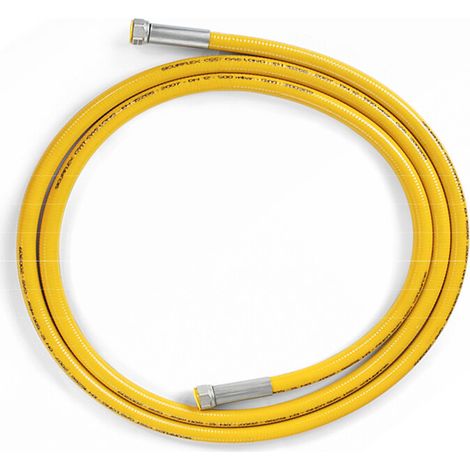 TUBO FLESSIBILE GAS 500 CM F F 1/2 UNI15266 GIALLO