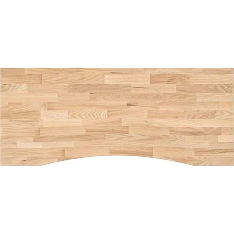 Dessus de bureau  Dessus de table  Plateau de table non traité bois massif de chêne rectangulaire (1/5)