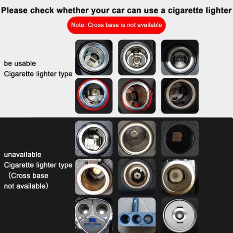 Allume-cigare 12V pour voiture, diamètre 21mm, prise allume-cigare avant, compatible véhicules 12V