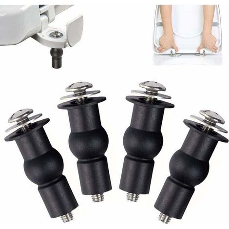 FENOPLASTICA4 Fixations Cuvette WC, XU, Charnières Extensibles, Caoutchouc - KZQ (1/4)