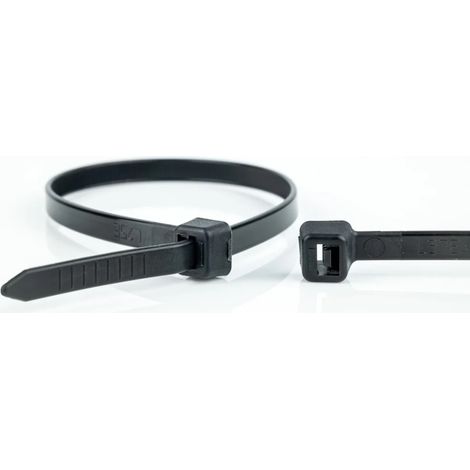100 Kabelbinder 100x2,5mm schwarz (UV-stabilisiert) PA6.6