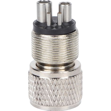 Adaptateur rapide pour pièce à main dentaire 4 vers 2 trous, convertisseur en acier inoxydable pour dentiste (1/5)