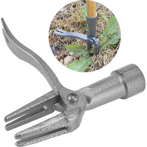 Tête de Désherbage Manuelle en Fer pour Arrachage Efficace des Racines - Jardin et Cour