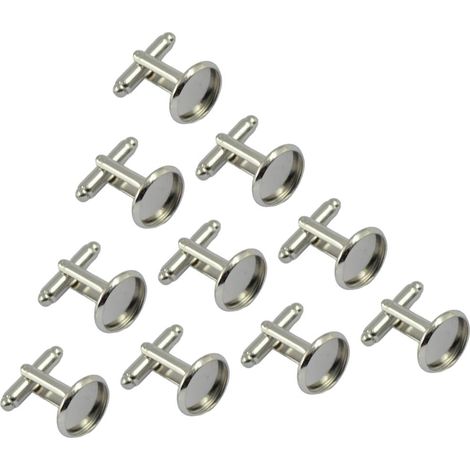 10 gemelos redondos sin base para manualidades. (1/5)