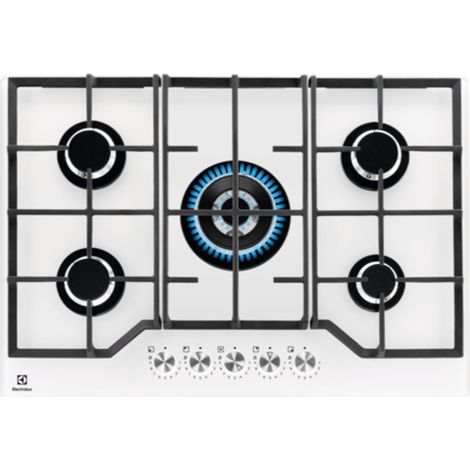 Electrolux KGG75362W Blanco Empotrable 75 cm Gas 5 Quemadores
