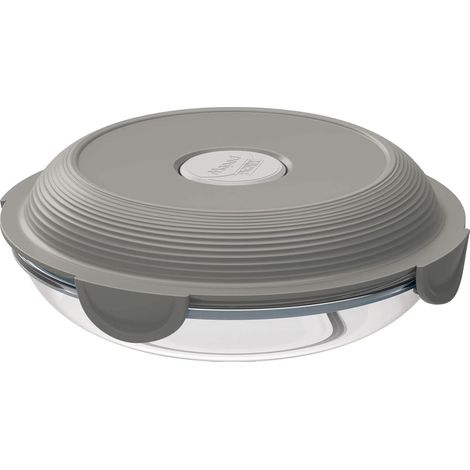 Picnik - Assiette à Déjeuner en Verre avec Couvercle Etanche - 700 ml (1/5)