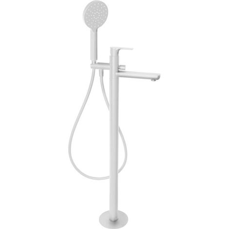 PAX Mitigeur de baignoire sur pied, blanc mat (1/2)