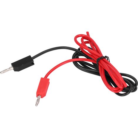 Set mit 4 4-mm-Messing-Bananensteckern, Multimeter-Prüfkabel für LKW-Batterien, elektrische Prüfklemmen (1/5)
