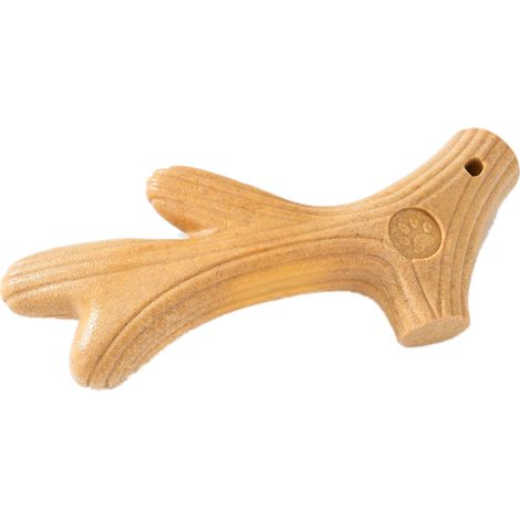 Jouet à mâcher en bois pour chien, meulage des dents, résistant aux morsures, soulagement de l'ennui, bâton de dentition pour animaux de compagnie, pour petits, moyens et grands chiens, L 7,1 pouces (1/5)