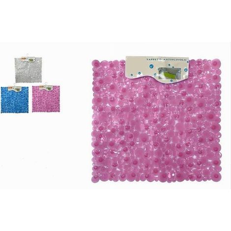 Cleafe - Tappeto Tappetino Quadrato Antiscivolo Per Vasca Da Bagno Doccia 50 X 50cm 59322 - (1/2)