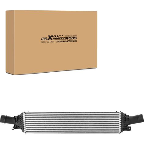 Intercooler de aluminio, 108,6 cm de largo, 23 cm de ancho, 14,7 cm de alto, compatible con Audi A4 y A5.