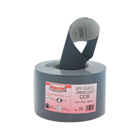 rotolo 100 mt carta abrasiva finishing CCB al carburo di silicio gr 320