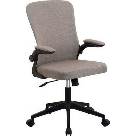Sedia Ufficio Alice Tortora con Braccioli e Pistone a Gas Altezza 94-104 cm