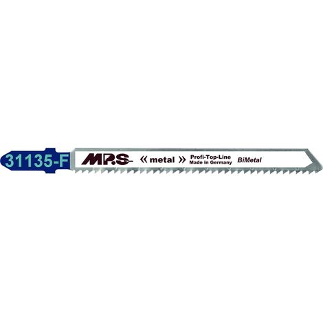 Lame de scie sauteuse bimétallique MPS 31135-F pour la découpe de l'acier inoxydable, 12 TPI, type T