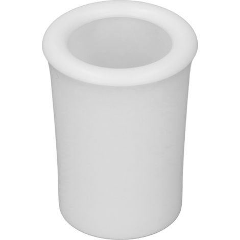 Poubelle miniature décorative en PVC blanc, modèle 1:6 pour maison de poupée, style simple. (1/5)