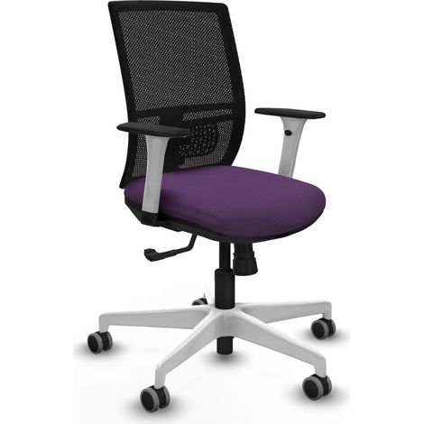 Chaise de bureau piqueras y crespo Yunquera noir mousse épaisse (1/2)