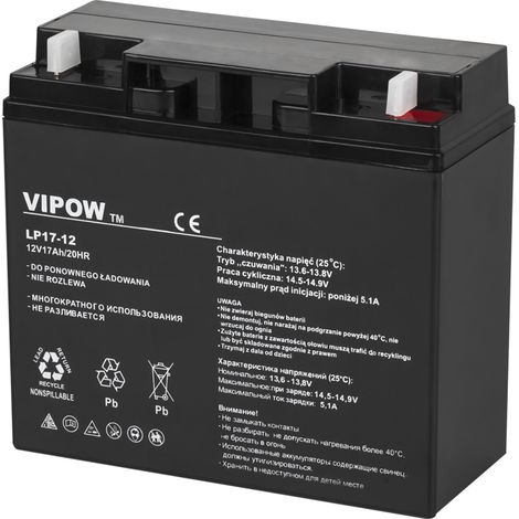 Batterie gel Vipow 12V/17Ah