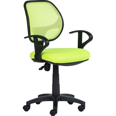 Chaise de bureau à roulettes COOL, vert (1/4)