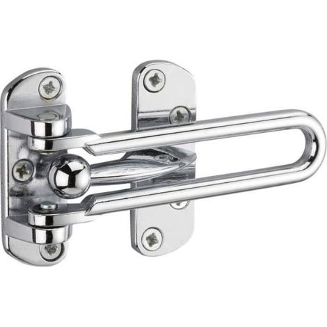 Entrebailleur Porte - 105 mm - Taquet D Arrêt - Alliage - Nickelé - Unité (1/2)