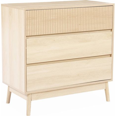 Commode de rangement décor bois. 3 tiroirs - Linear