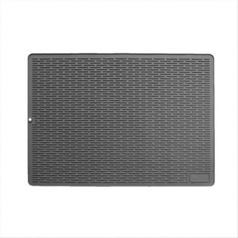 Tapis de protection en silicone pour cuisinière, couvercle de protection pour four, tapis d'égouttage gris (1/5)
