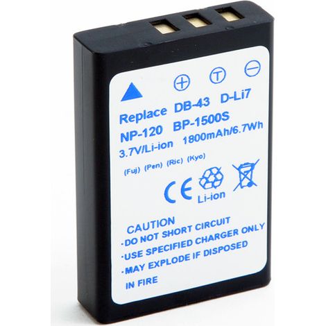 NX - Batterie  photo - caméra 3.7V 1800mAh - NP-120 FUJIFILMNP120 FUJIF