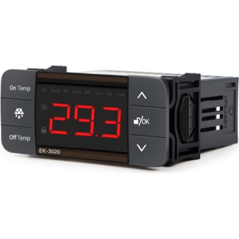 220V Digital Temperature Controller with Heat/Cold Switch for Refrigerator - Defrost Thermostat (EK-3020) (1/5)