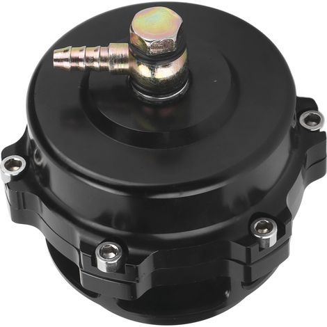 50-mm-Schweißflansch schwarz für Turbo-V-Band-Überdruckventil (35 psi), Metall und Gummi, universell für Kraftfahrzeuge, Montagesatz (1/5)