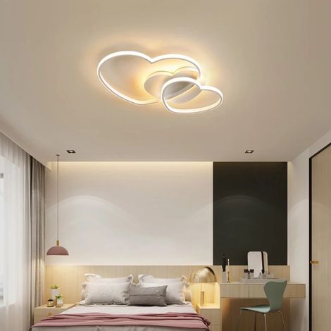 Lampadario Plafoniera Illuminazione a Led Moderno 33W Luce Soffitto Forma Cuori luce calda 3000K (1/4)