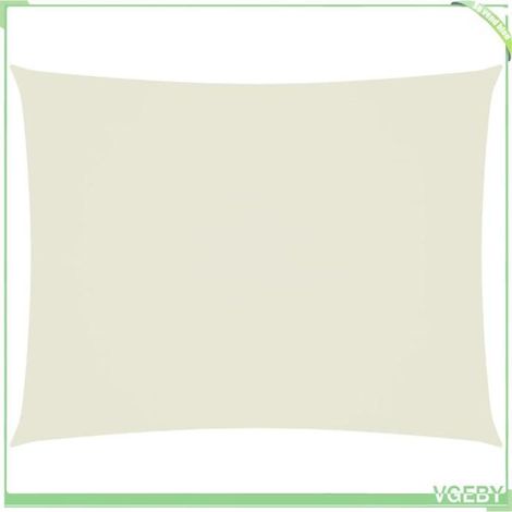 Voile de parasol - FAFEICY - 135220 - Rectangulaire 5x7 m - Tissu Oxford enduit PU - Protection UV & étanche (1/5)