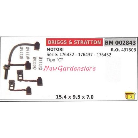 briggs&stratton elektromotor bürstensatz für 176432 serie c typ 002843
