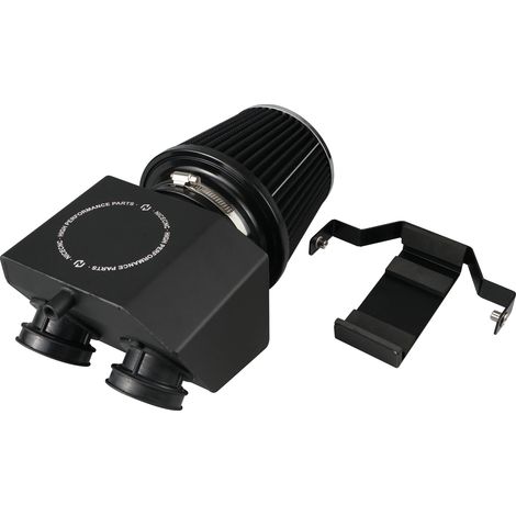 Conjunto de caja de filtro de aire, aumenta el flujo de aire, reduce la resistencia de admisión, negro. (1/2)