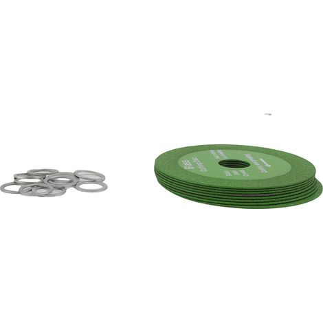 Disque de coupe en verre, arbre de 7/8 pouces, Ultra fin, utilisation sèche et humide, meulage diamant pour carrelage de bouteille de vin Jadestone (1/2)