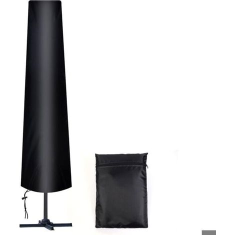 Straight umbrella cover (approx. 300 cm diameter) made of 210D Oxford fabric with storage bag.