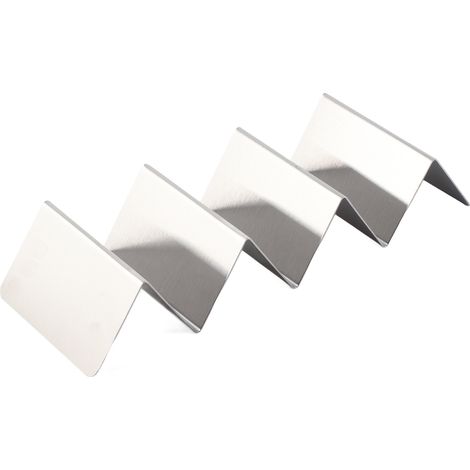 Ce support à tortillas en acier inoxydable épais en forme de W, doté d'une conception antirouille, peut supporter de manière stable 4 plaques de cuisson.
