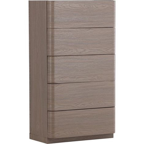 Commode Design 5 Tiroirs "Noble" 100cm Moka (1/5)