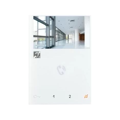 Comelit 6721W/BM Mini-Monitor Freisprecheinrichtung BM - Weiß