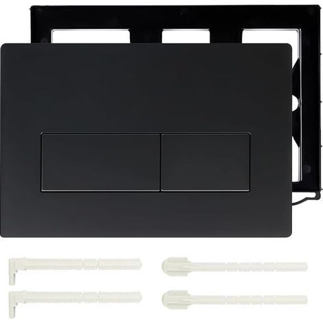 Plaque de commande WC compatible avec Geberit Sigma 01 20 30 50, plaque d'actionnement pour réservoir UP300 UP320 avec cadre de montage et vis (1/5)
