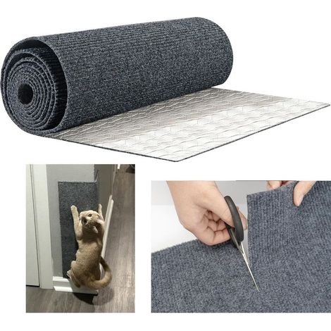 0 – Katzenkratzmatte – Selbstklebende Kratzmatte 40 x 200 cm – Einfache Anbringung an Möbeln und Wänden – Oberflächenschutz (1/4)