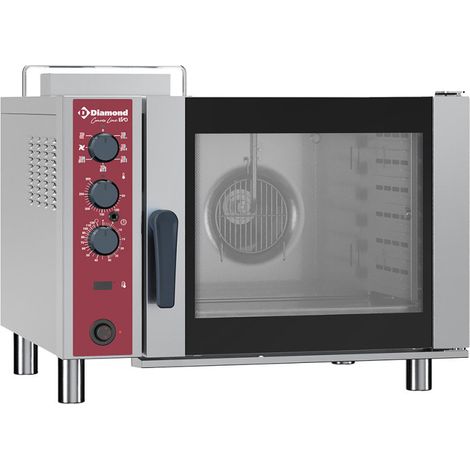Four gaz à convection 6x GN 1/1- humidificateur - Diamond
