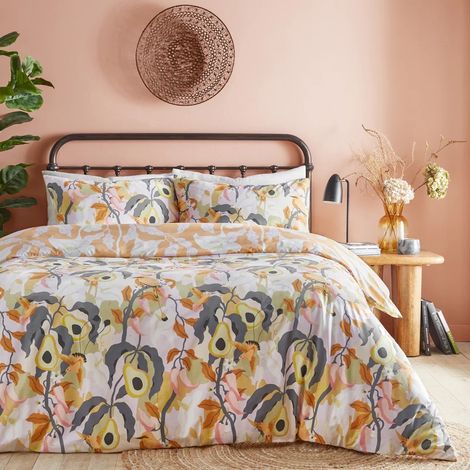 Housse de couette 2 pièces coton réversible imprimée (1/3)
