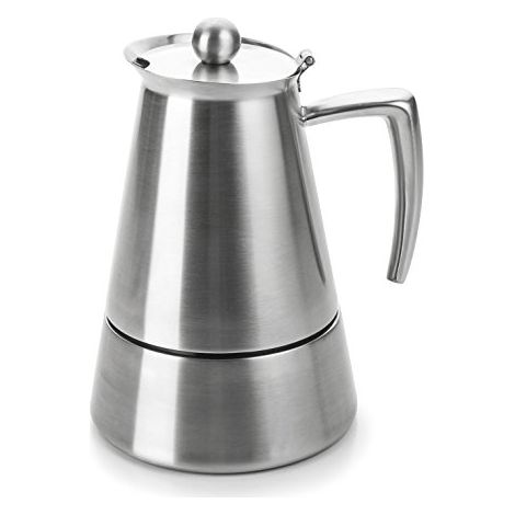 Macchina da caffè Lacor hyperluxe acciaio inox 4 tazze (1/3)